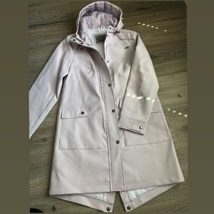Levi's Fishtail Hooded Rain Parka Jacket Lavender Women's XS New